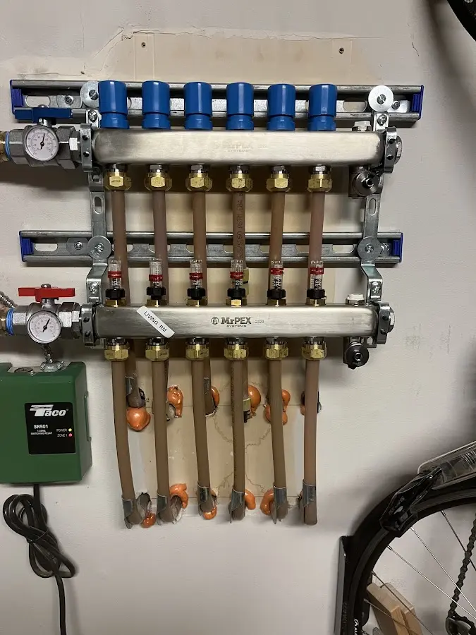 Plumber performing Gas Line Installation at a residential property in West Puente Valley